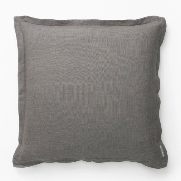 McGee Liam Double Flange Pillow Cover in Grey - Picture 2 of 4